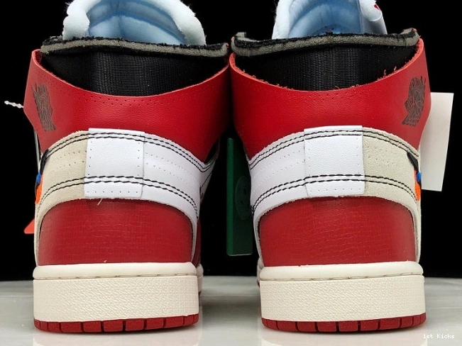 The Chicago Jordan Off-White AA3834-101 Ten Air 1 Retro 0721